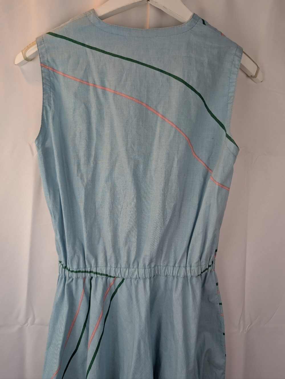 Vintage 70s Marimekko Jälki sundress/designed by Pentti Rinta in VGUC - Picture 7 of 8
